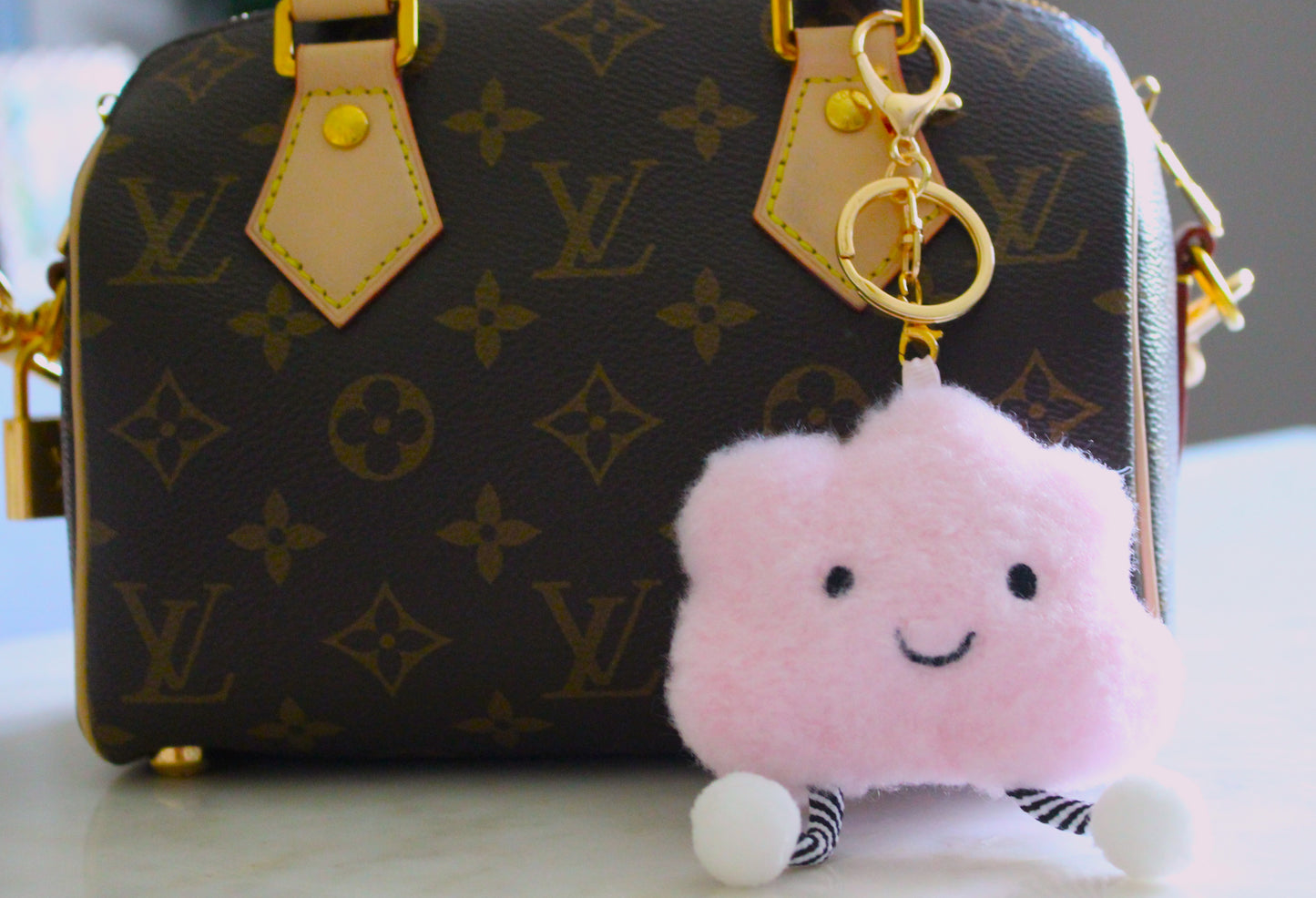 Cotton Candy Cloud Bag Charm