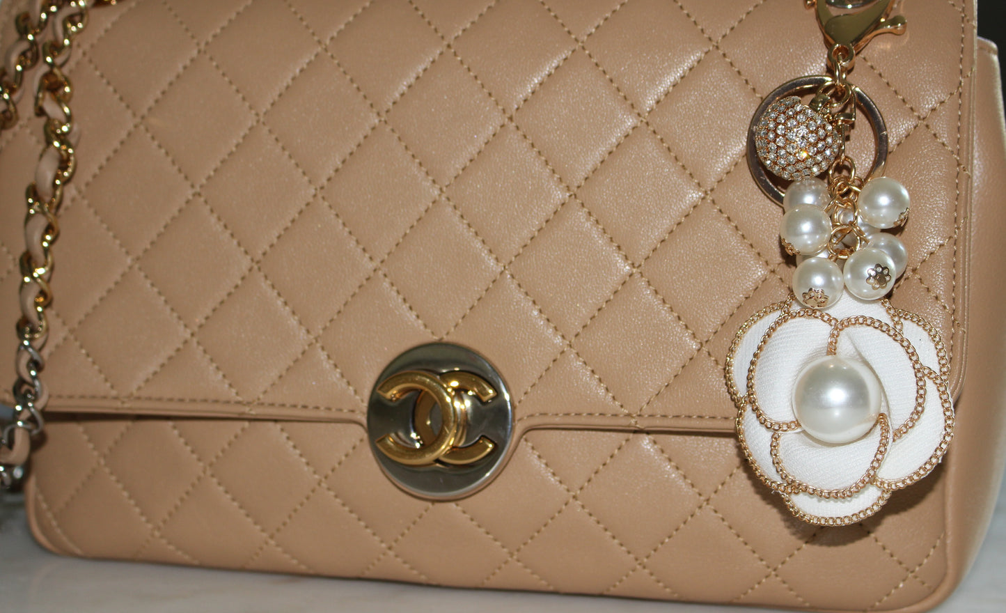 Camellia Pearl Charm