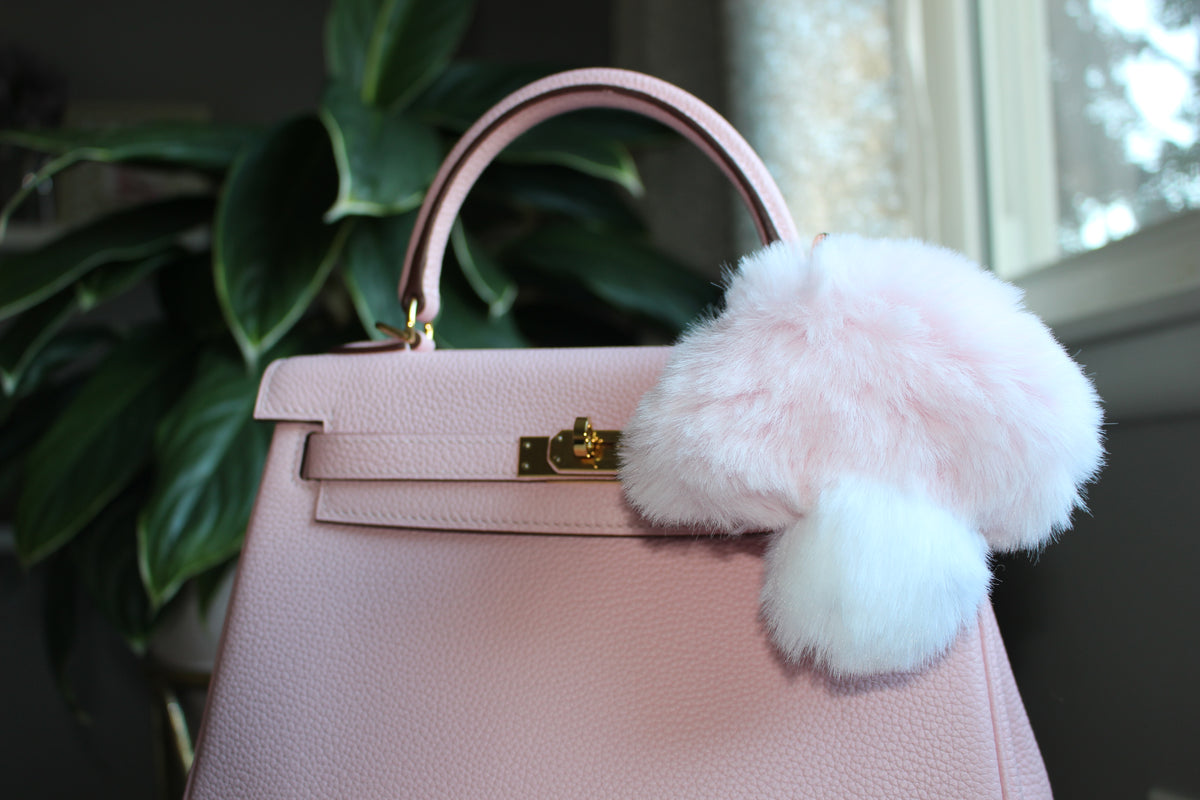 Fuzzy Mushroom Bag Charms