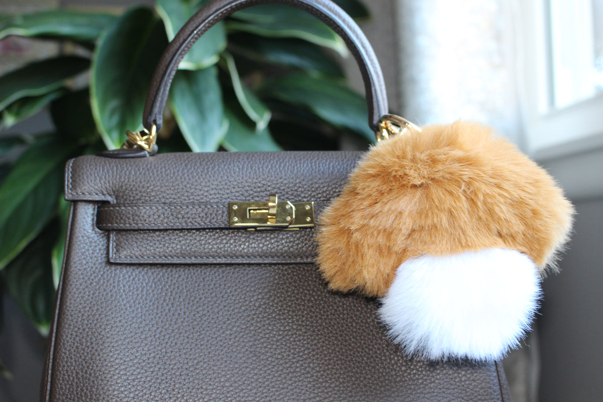 Fuzzy Mushroom Bag Charms