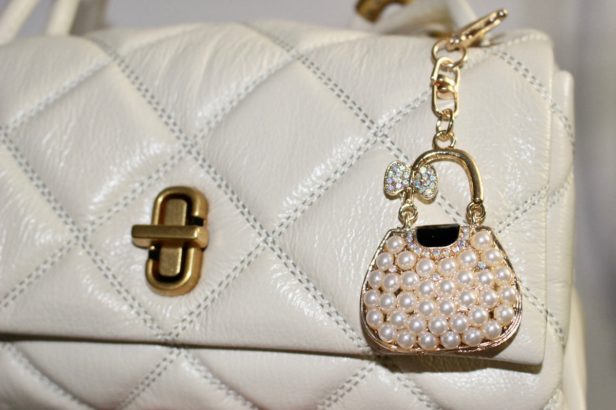 Pearl Purse Charm