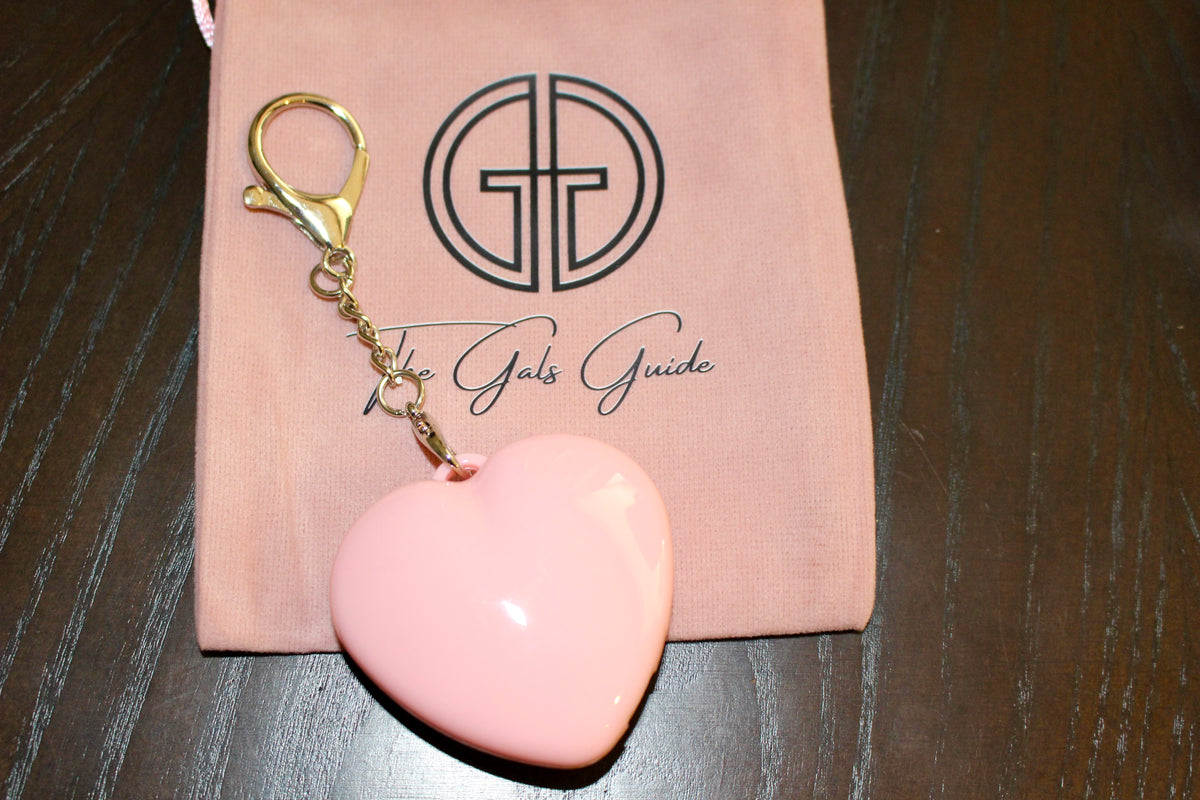 Floral Flashlight Bag Charm